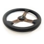 VOLANTE PLANO MOD. CLASSIC PIEL PERFORADA BRAZOS BRONCE OCC MOTORSPORT