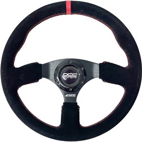 VOLANTE PLANO MOD. REVENGE PIEL VUELTA BRAZOS NEGROS OCC MOTORSPORT