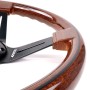 VOLANTE SEMIDESPLAZADO MOD. CLASSIC MADERA BRAZOS NEGROS OCC MOTORSPORT