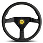 VOLANTE MOMO MONTECARLO NEGRO-AMARILLO 350