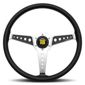 VOLANTE MOMO CALIFORNIA 360 CUERO NEGRO