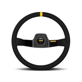 VOLANTE MOMO 350 MM PIEL VUELTA 2 BRAZOS MOD.02