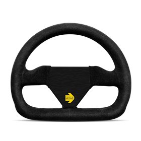 VOLANTE MOMO 260MM PIEL VUELTA NEGRO MOD.12