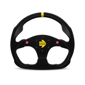 VOLANTE MOMO 320MM ALCANTARA NEGRO MOD.30