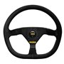VOLANTE MOMO PLANO 320MM PIEL VUELTA MOD.88