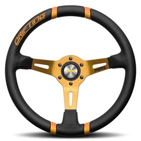 VOLANTE MOMO DRIFTING 350 MM DE PIEL