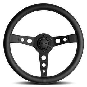 VOLANTE MOMO PROTOTIPO 350 MM PIEL NEGRA