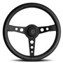 VOLANTE MOMO PROTOTIPO 350 MM PIEL NEGRA