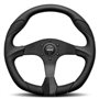 VOLANTE MOMO QUARK 350 MM PIEL NEGRA