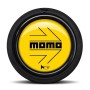 PACK 10 PULSADOR MOMO ARROW LOGO PULIDO AMARILLO NEGRO 2CC F