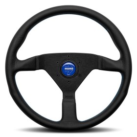 VOLANTE MOMO MONTECARLO 350 MM NEGRO/AZUL