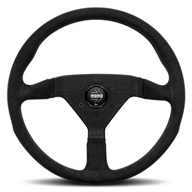 VOLANTE MOMO MONTECARLO 350 MM MICROFIBRA NEGRA