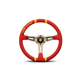 VOLANTE DRIFT 350 ROJO MICROFIBRA