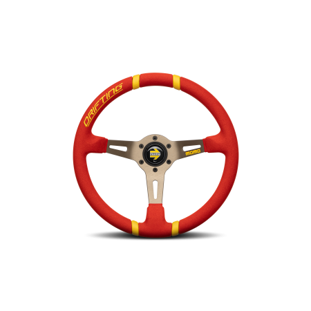 VOLANTE DRIFT 350 ROJO MICROFIBRA