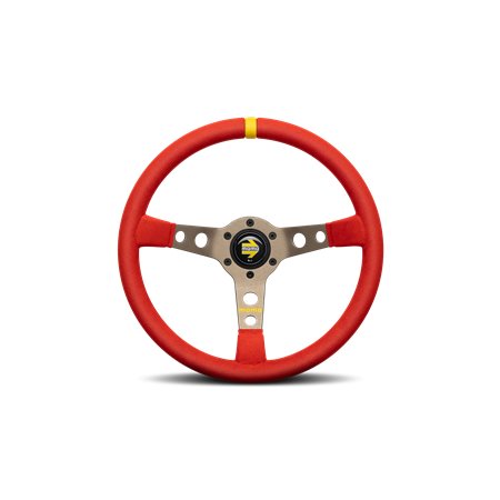 VOLANTE ST/WHEEL MOD. 07 350 ROJO MICROFIBRA