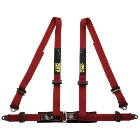 ARNES OMP ROAD 4 PUNTOS 2" SUJECCION TORNILLO ECE 16-08 ROJO