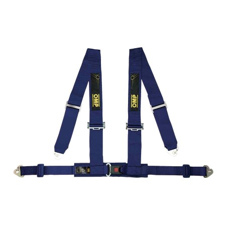 ARNES OMP OFFROAD 4 PUNTOS 3+2" SUJECCION MOSQUETON ECE 16-08 AZUL