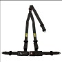 ARNES OMP STRADA 3 PUNTOS 2" SUJECCION TORNILLO ECE 16-08 NEGRO