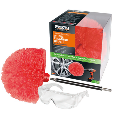 SET DE 6UDS QUIXX CEPILLO LIMPIADOR DE RUEDAS PARA TALADRO