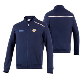 SUDADERA GULF CON CREMALLERA COMPLETA BM L