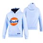 SUDADERA CON CAPUCHA MARCA GULF CE M