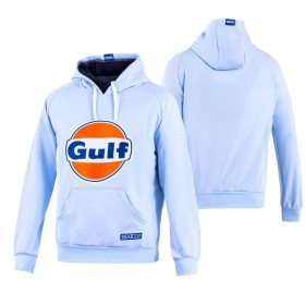 SUDADERA CON CAPUCHA MARCA GULF CE S