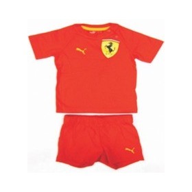 16 PLAYA PUMA SF TEE&SHORT FERRARI TALLA 4A 4 A�OS COLOR 01 ROJO