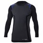 CAMISETA MANGA LARGA K-CARBON AZUL T M/L