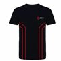 CAMISETA GAMING TALLA L NEGRO/ROJO