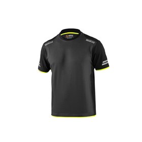 CAMISETA TW TALLA XL GRIS/AMARILLO FLUO