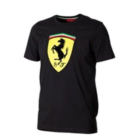 CAMISETA FERRARI MENS CLASSIC TEE TALLA S S COLOR 02 NEGRO