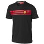 CAMISETA FERRARI MENS STRIPED TEE TALLA XXL XXL COLOR 02 NEGRO