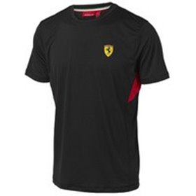 CAMISETA FERRARI MENS PERFORMANCE TEE TALLA L L COLOR 02 NEGRO