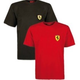 CAMISETA FERRARI CAMISETA SCUDO TALLA L L COLOR 02 NEGRO