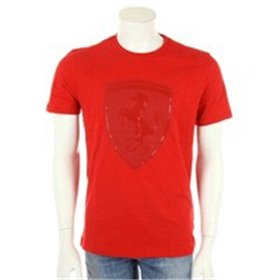 CAMISETA FERRARI CAMISETA SHIELD TEE TALLA M M COLOR 01 ROJO