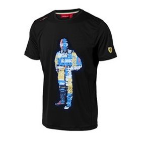 CAMISETA FERRARILIFESTYLE CAMISETA ALO TALLA S S COLOR 02 NEGRO