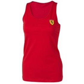 CAMISETA FERRARI WOMENS RACER BACK TOP TALLA L L COLOR 01 ROJO