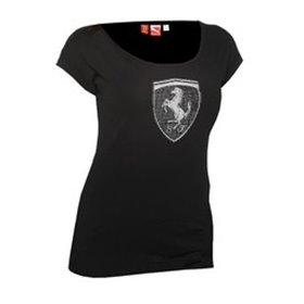 CAMISETA FERRARI CAMISETA LOGO CHICA TALLA XL XL COLOR 02 NEGRO