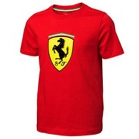 CAMISETA FERRARI CAMISETA SCUDO NI�O TALLA 14A 14 A�OS COLOR 01 ROJO