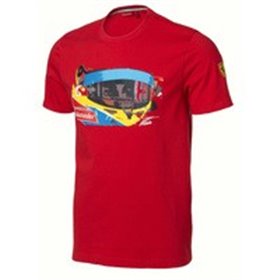 CAMISETA FERRARI CAMISETA VISOR F.A TALLA 8A 8 A�OS COLOR 01 ROJO