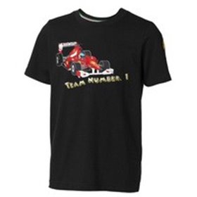 CAMISETA FER KIDS NO.1 TEE, NEW TALLA 12A 12 A�OS COLOR 02 NEGRO