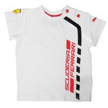 CAMISETA PUMA CRIB PACK FERRARI 2 TALLA 12M 12 MESES COLOR 03 BLANCO