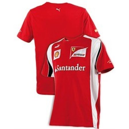 CAMISETA FERRARI CAMISETA ALONSO F1 TALLA L L COLOR 01 ROJO