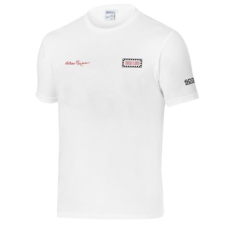 CAMISETA SPARCO ARTURO MERZARIO TALLA M BLANCA