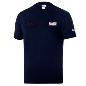 CAMISETA SPARCO ARTURO MERZARIO TALLA L AZUL MARINO