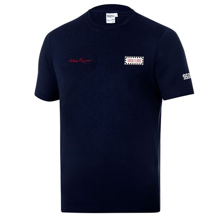 CAMISETA SPARCO ARTURO MERZARIO TALLA XXL AZUL MARINO