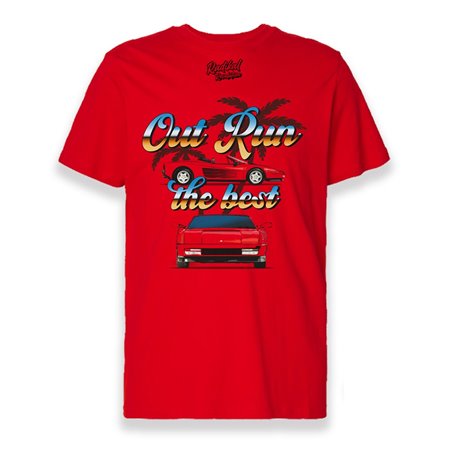 CAMISETA RADIKAL REVOLUTION OUT RUN ROJA TALLA S