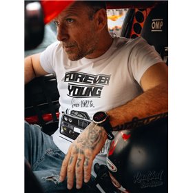 Camiseta Forever Young Blanca Talla S