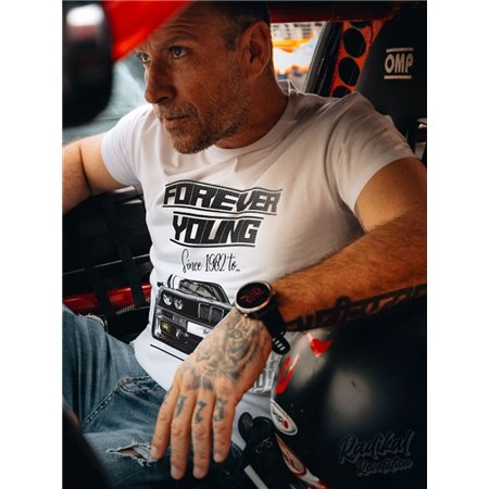 Camiseta Forever Young Blanca Talla L