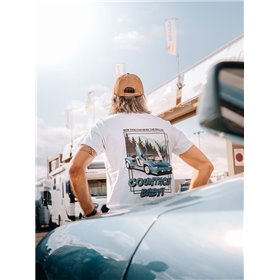 Camiseta Nice Tractor Near the Bull Blanca Talla S